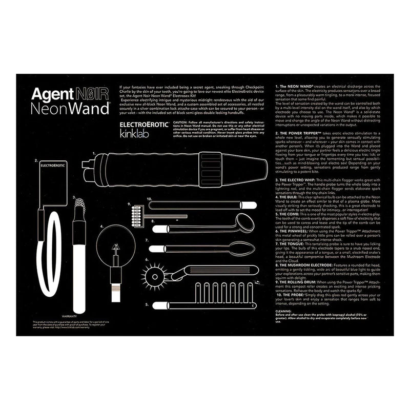 Agent Noir Neon Wand Kit