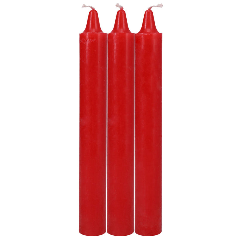 Japanese Drip Candles - 3 Pack - Red-Candles-OUR LAVENDER