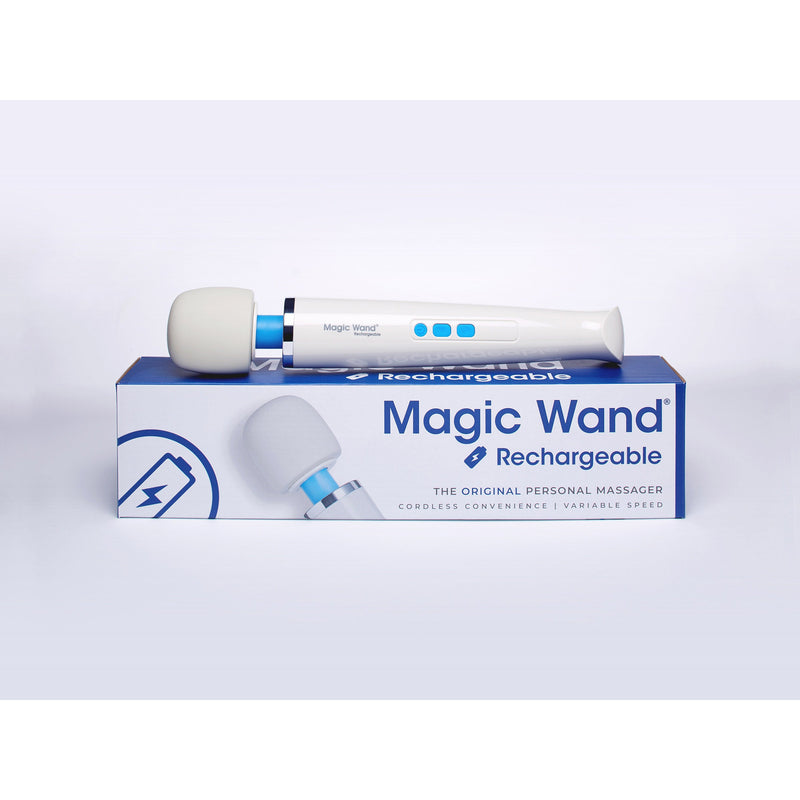 Magic Wand Rechargeable - White-Massagers-OUR LAVENDER