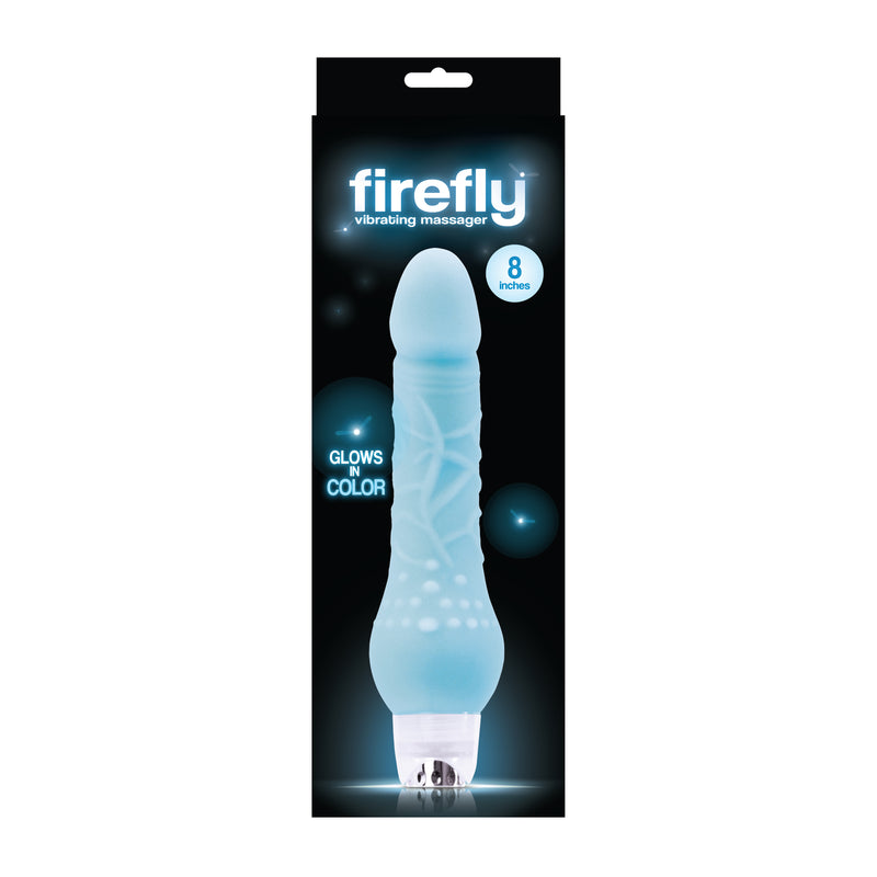 Firefly 8 Inch Vibrating Massager - Blue-Vibrators-OUR LAVENDER