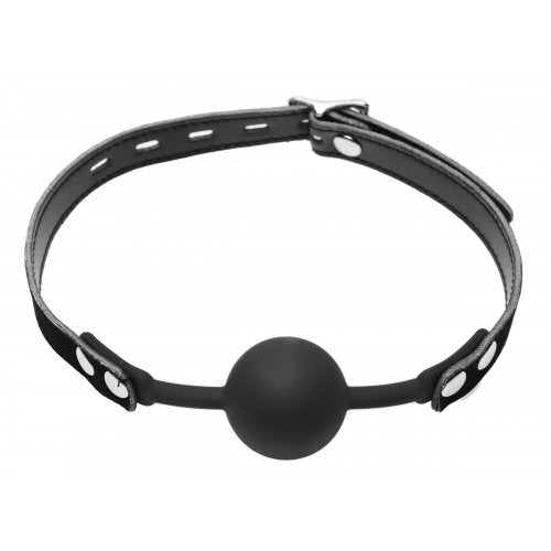 Premium Hush Ball Silicone Comfort Forming Locking Ball Gag-Bondage & Fetish Toys-OUR LAVENDER