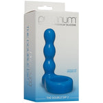 Platinum Premium Silicone - the Double Dip 2 - Blue-Cockrings-OUR LAVENDER