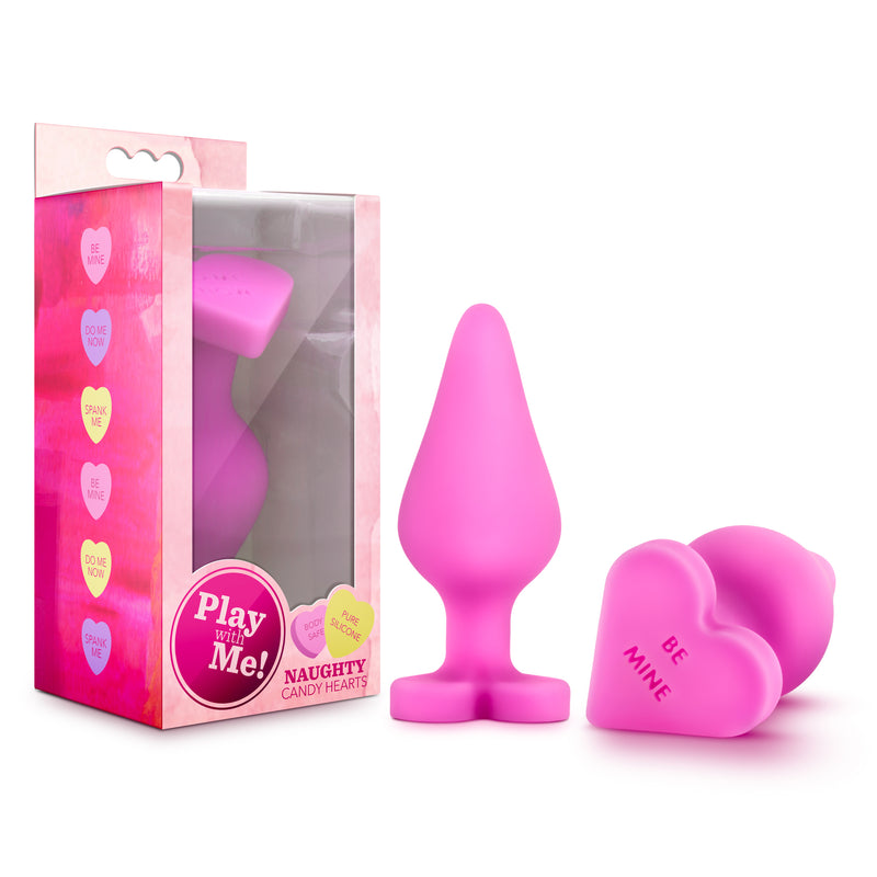 Naughty Candy Heart - Be Mine - Pink-Anal Toys & Stimulators-OUR LAVENDER