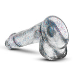 Naturally Yours - 6 Inch Glitter Cock - Sparkling Clear-Dildos & Dongs-OUR LAVENDER