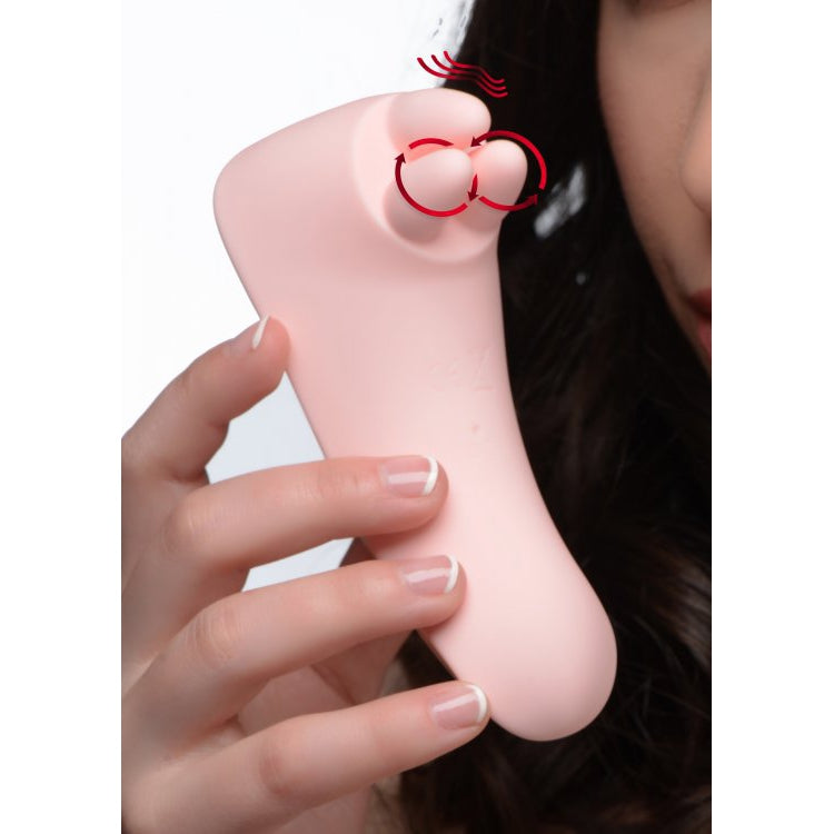 Vibrassage Fondle Vibrating Clit Massager - Pink INM-AF940