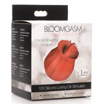 Bloomgasm - Wild Violet 10x Licking Clit Stimulator - Red-Vibrators-OUR LAVENDER