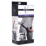 Seducer 7 Inch Silicone Dildo With Harness-Harnesses & Strap-Ons-OUR LAVENDER