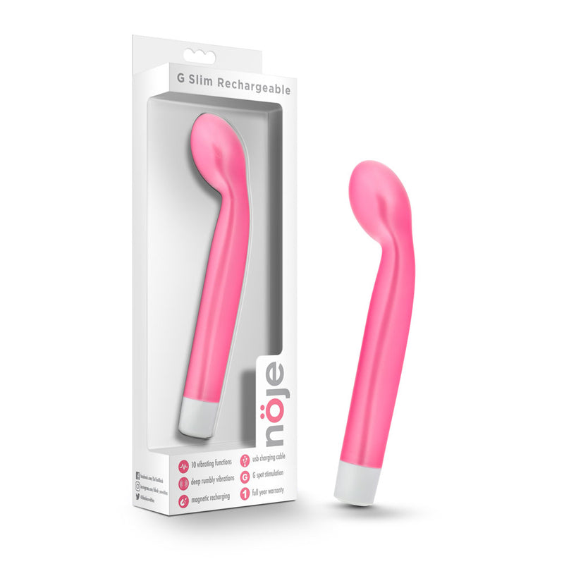 Noje - G Slim Rechargeable - Rose-Vibrators-OUR LAVENDER