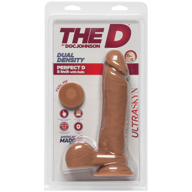 The D - Perfect D 8 Inches - Caramel-Dildos & Dongs-OUR LAVENDER