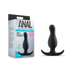 Anal Adventures Platinum - Curve Plug - Black-Anal Toys & Stimulators-OUR LAVENDER