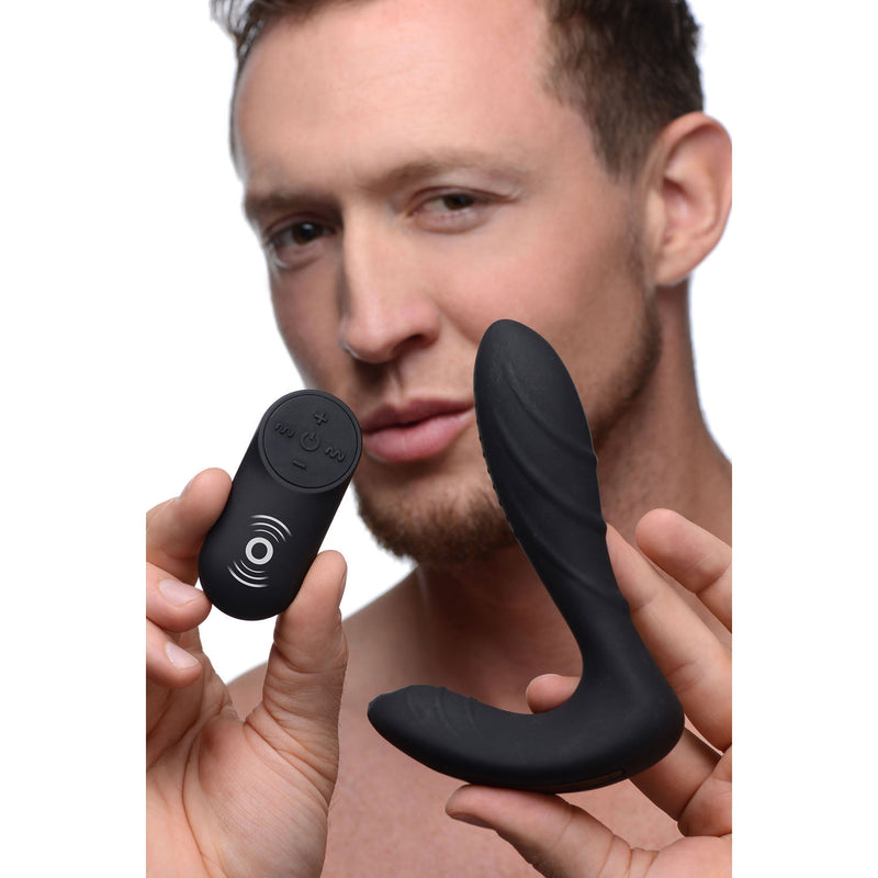 Silicone Prostate Vibrator With Remote Control-Anal Toys & Stimulators-OUR LAVENDER