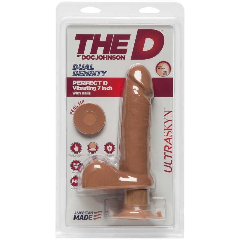 The D - Perfect D Vibrating 7 Inches - Caramel-Vibrators-OUR LAVENDER