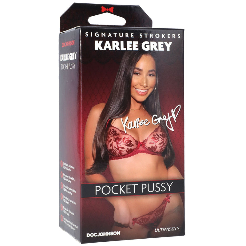 Signature Strokers - Karlee Grey - Ultraskyn - Pocket Pussy -Vanilla DJ5510-36-BX