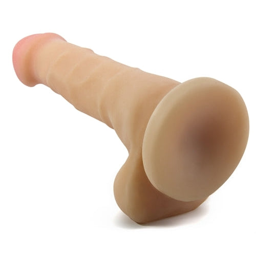 Au Naturel 7 Inch Sam - Beige-Dildos & Dongs-OUR LAVENDER