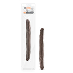 Dr. Skin - 14 Inch Double Dildo - Chocolate-Dildos & Dongs-OUR LAVENDER