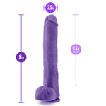 Au Naturel - Bold - Daddy - 14 Inch Dildo - Purple-Dildos & Dongs-OUR LAVENDER