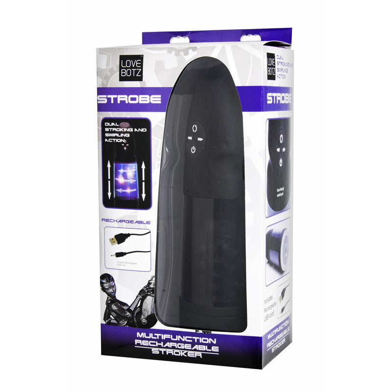 Love Botz Stroke Multifunction Rechargeable Stroker-Masturbation Aids for Males-OUR LAVENDER