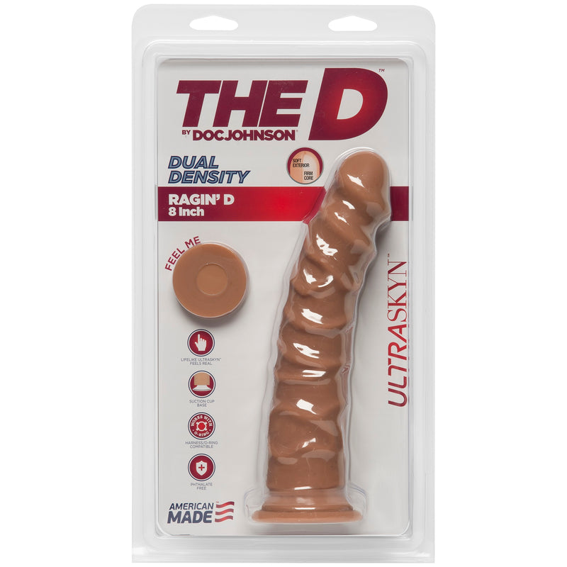 The D - Ragin' D 8 Inch - Caramel-Dildos & Dongs-OUR LAVENDER