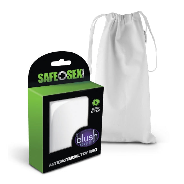 Safe Sex - Antibacterial Toy Bag - Medium - Each BL-99925E