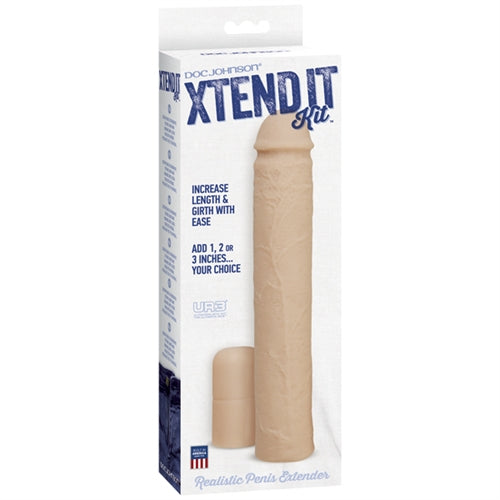 Xtend It Kit - White-Penis Extension & Sleeves-OUR LAVENDER