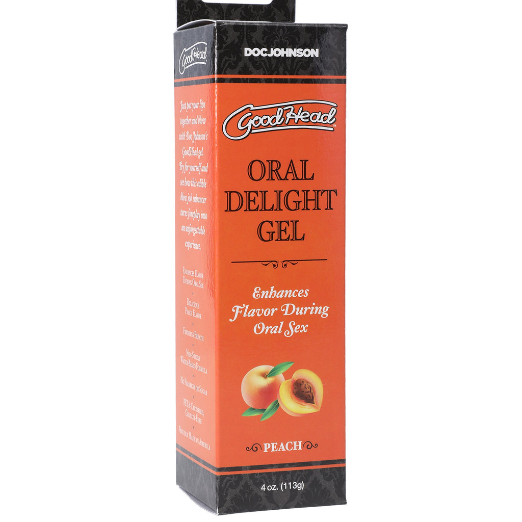 Goodhead - Oral Delight Gel - Peach - 4 Oz. DJ1361-09-BX