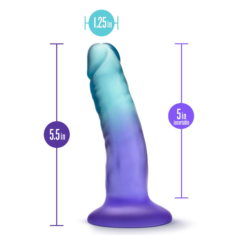 B Yours - Morning Dew - 5 Inch Dildo - Sapphire-Dildos & Dongs-OUR LAVENDER