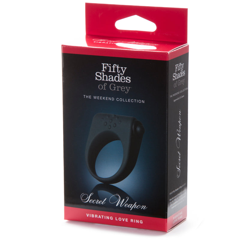 Fifty Shades of Grey Secret Weapon Vibrating Cock Ring-50 Shades-OUR LAVENDER