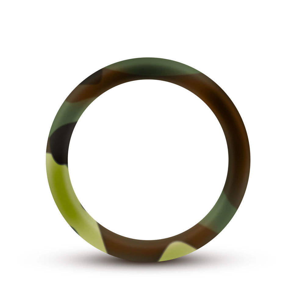 Performance - Silicone Camo Cock Ring - Green  Camoflauge BL-91169