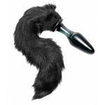 Midnight Fox Glass Plug With Tail FR-AE391