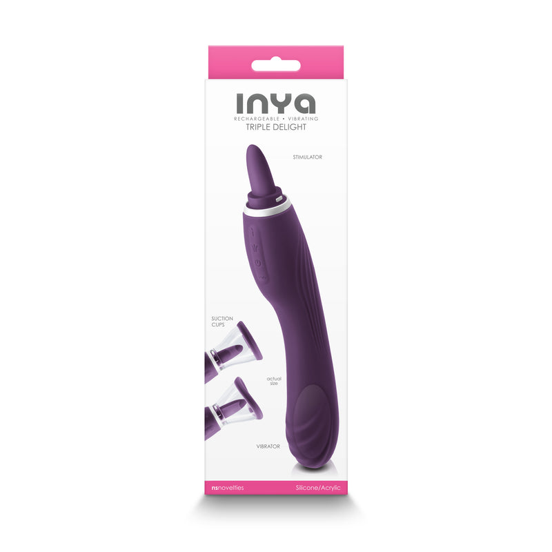 Inya - Triple Delight - Purple-Vibrators-OUR LAVENDER