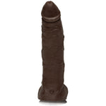 Jason Luv - 10 Inch Ultraskyn Cock With Removable Vac-U-Lock Suction Cup - Chocolate-Dildos & Dongs-OUR LAVENDER