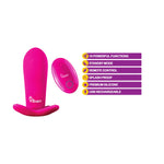 Intrigue - Hot Pink - Remote Control 10-Function Panty Vibe-Vibrators-OUR LAVENDER