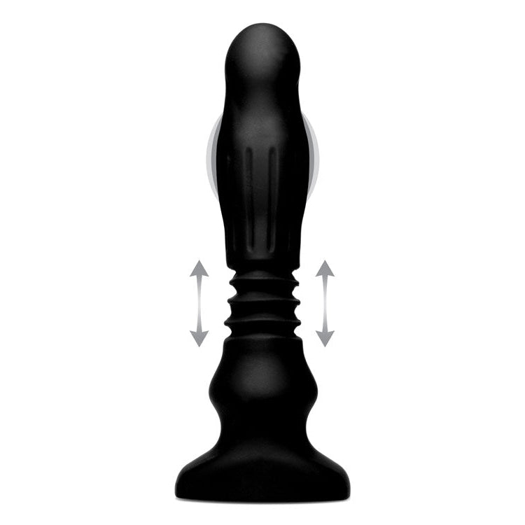 Silicone Swelling & Thrusting Plug With Remote Control TP-AF949
