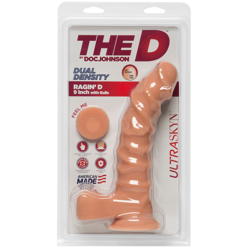 The D - Ragin' D 9 Inches - Vanilla-Dildos & Dongs-OUR LAVENDER