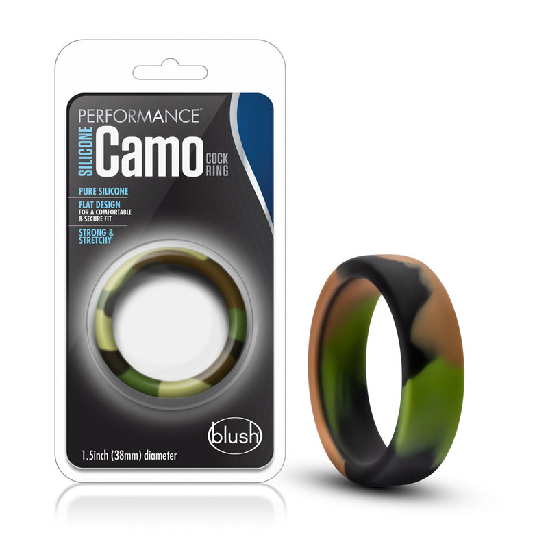 Performance - Silicone Camo Cock Ring - Green Camoflauge-Cockrings-OUR LAVENDER