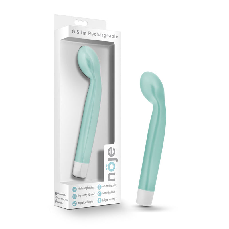 Noje - G Slim Rechargeable - Sage-Vibrators-OUR LAVENDER