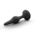 Luxe - Beginner Plug Medium - Black-Anal Toys & Stimulators-OUR LAVENDER