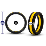 Performance - Silicone Go Pro Cock Ring - Black/gold/black-Cockrings-OUR LAVENDER