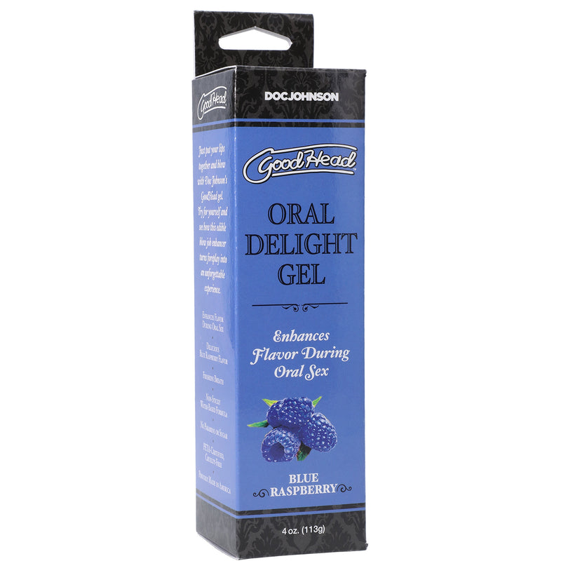 Goodhead - Oral Delight Gel - Blue Raspberry - 4  Oz. DJ1361-08-BX