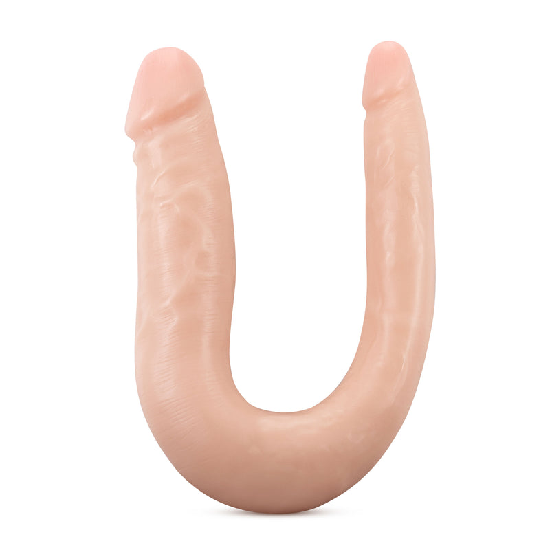 Dr. Skin Silicone - Dr. Double - 12 Inch Double  Dong - Vanilla BL-34103