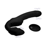 Pro Rider 9x Vibrating Silicone Strapless Strap on With Remote Control-Harnesses & Strap-Ons-OUR LAVENDER