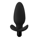 Anal Adventures- Platinum- Silicone Saddle Plug- Black-Anal Toys & Stimulators-OUR LAVENDER