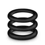 Performance - Vs2 Pure Premium Silicone Cockrings - Small - Black-Cockrings-OUR LAVENDER