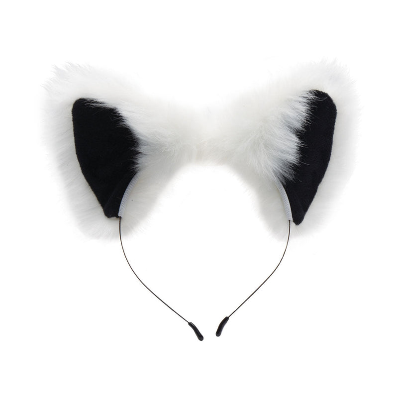 White Fox Tail Anal Plug and Ears Set-Anal Toys & Stimulators-OUR LAVENDER