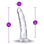 B Yours Plus - Lust N Thrust - Clear-Dildos & Dongs-OUR LAVENDER