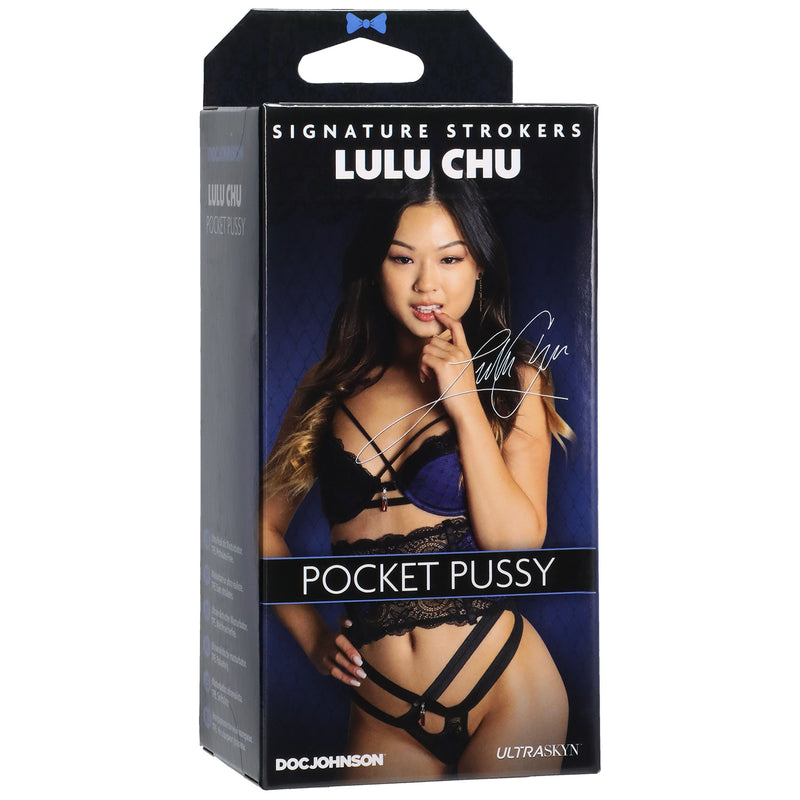Signature Strokers - Lulu Chu - Ultraskyn Pocket Pussy-Masturbation Aids for Males-OUR LAVENDER