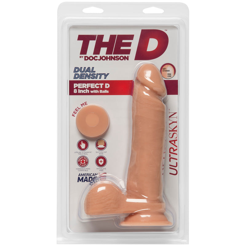 The D - Perfect D 8 Inches - Vanilla-Dildos & Dongs-OUR LAVENDER
