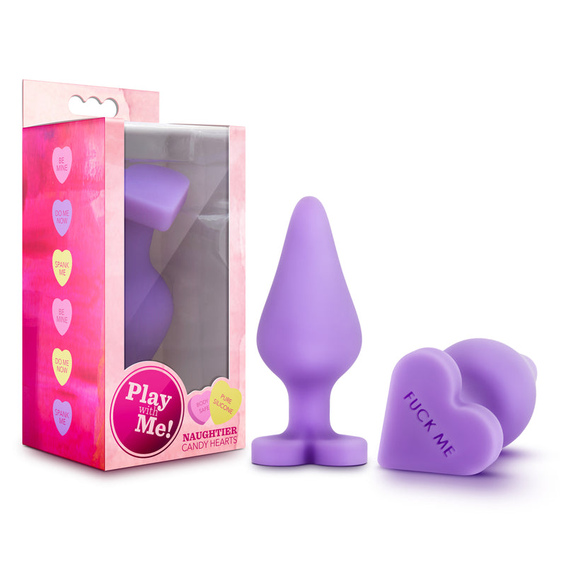 Naughtier Candy Hearts - Fuck Me - Purple-Anal Toys & Stimulators-OUR LAVENDER