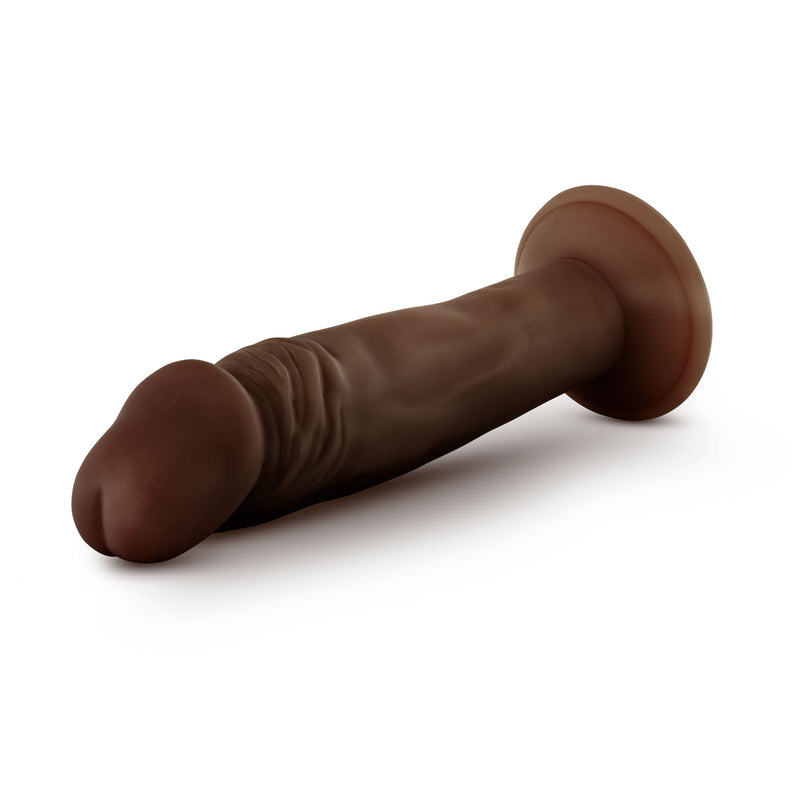 Dr. Skin Plus - 6 Inch Posable Dildo - Chocolate-Dildos & Dongs-OUR LAVENDER