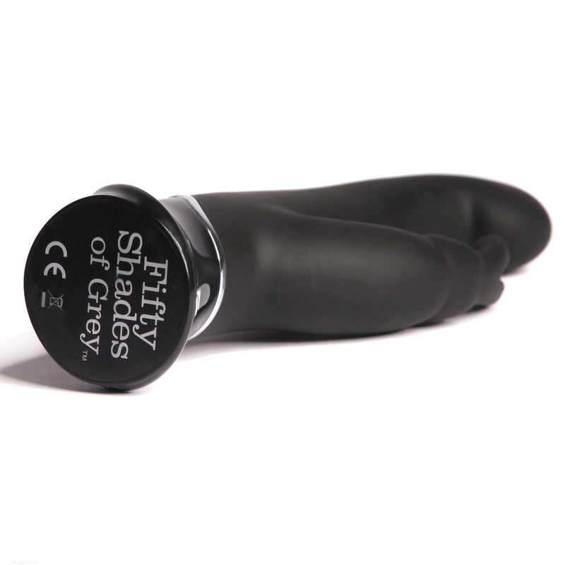 Fifty Shades of Grey Greedy Girl Rechargeable G-Spot Rabbit Vibrator-50 Shades-OUR LAVENDER